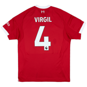 2025-26 Liverpool Home Shirt Virgil #4