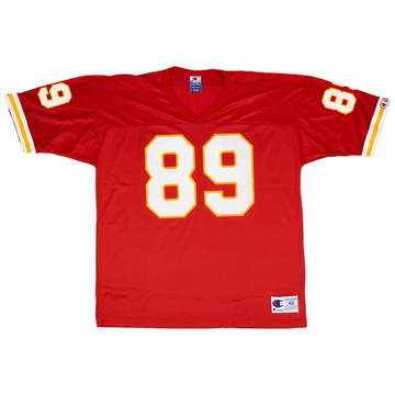 1997-98 Kansas City Chiefs Rison #89 Champion Home Jersey - 9/10 - (XL)