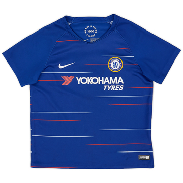 2018-19 Chelsea Home Shirt - 8/10 - (XL.Boys)