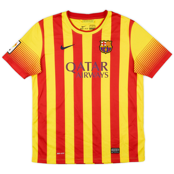 2013-15 Barcelona Away Shirt - 9/10 - (XL.Boys)
