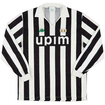 1990-92 Juventus Home L/S Shirt #3 - 8/10 - (XL)