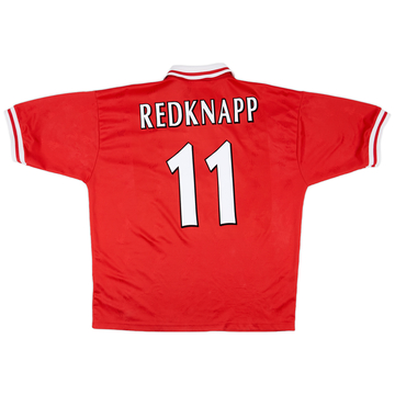 1996-98 Liverpool Home Shirt Redknapp #11 - 8/10 - (XL)