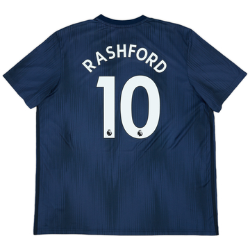 2018-19 Manchester United Third Shirt Rashford #10 - 8/10 - (XXL)