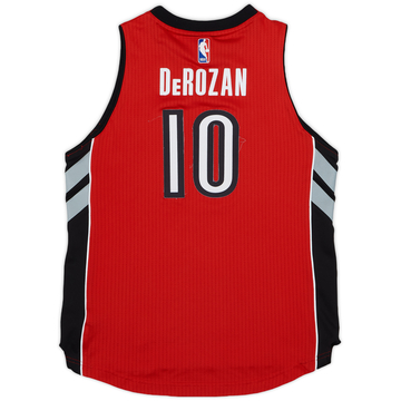 2014-15 Toronto Raptors DeRozan #10 adidas Swingman Away Jersey - 6/10 - (L.Boys)