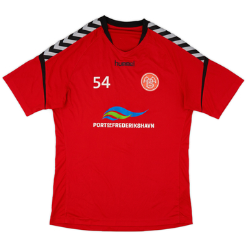 2007-08 Aalborg Player Issue Hummel Training Shirt #54 - 6/10 - (M)