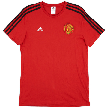 2017-18 Manchester United adidas Cotton Tee - 8/10 - (L)