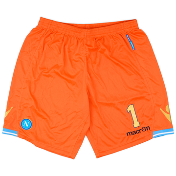 2011-12 Napoli Player Issue GK Shorts - 9/10 - (XXL)