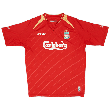 2005-06 Liverpool CL Home Shirt - 6/10 - (M)