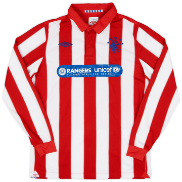 2010-11 Rangers Away L/S Shirt #19 - 6/10 - (XL.Boys)