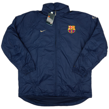 2002-03 Barcelona Nike Hooded Rain Jacket (XXL)