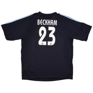 2003-04 Real Madrid Away Shirt Beckham #23 (XL)