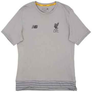 2017-18 Liverpool New Balance Cotton Shirt - 9/10 - (M)