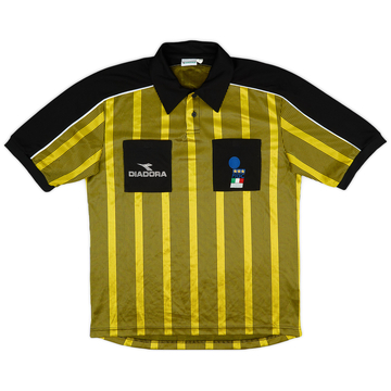 1999-00 Italy FIGC Diadora Referee Shirt - 6/10 - (XL)