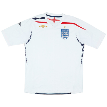 2007-09 England Home Shirt - 5/10 - (L)