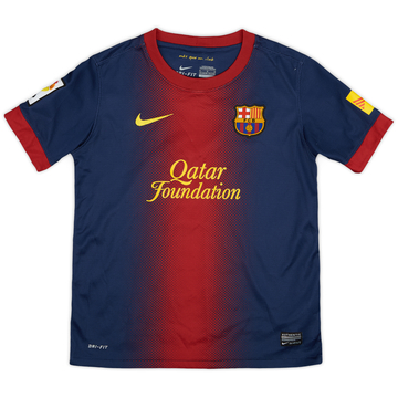 2012-13 Barcelona Home Shirt - 8/10 - (M.Boys)