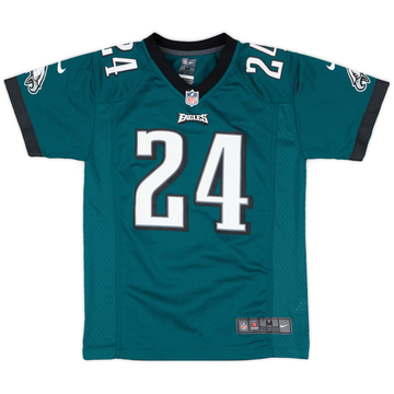 2012 Philadelphia Eagles Asomugha #24 Nike Game Home Jersey - 6/10 - (M.Boys)