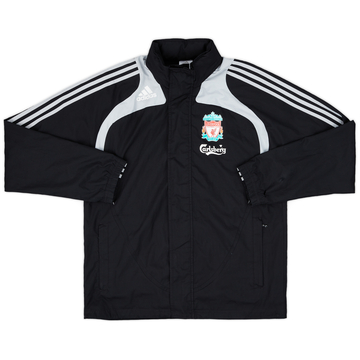 2008-09 Liverpool adidas Hooded Rain Jacket - 6/10 - (S)