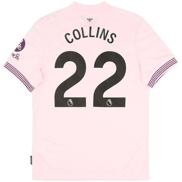 2024-25 Brentford Away Shirt Collins #22