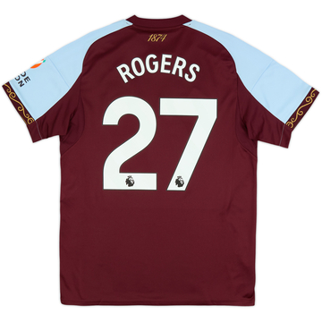 2025-26 Aston Villa Home Shirt Rogers #27