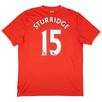 2015-16 Liverpool Home Shirt Sturridge #15 - 6/10 - (XL)