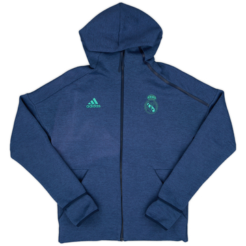 2019-20 Real Madrid adidas Hooded Zip Top - 8/10 - (M)