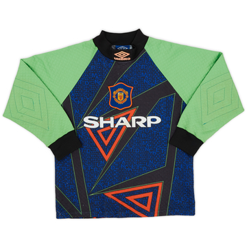 1994-96 Manchester United GK Shirt - 7/10 - (Y)