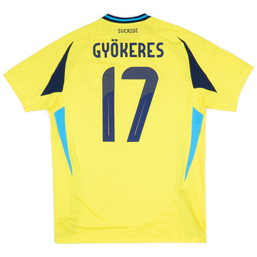 2024-25 Sweden Home Shirt Gyokeres #17
