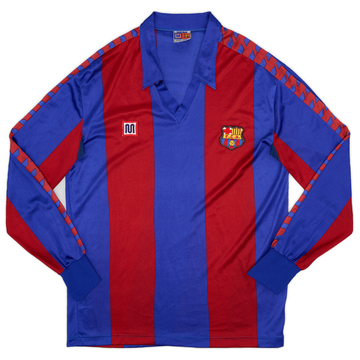 1984-89 Barcelona Home L/S Shirt - 10/10 - (XL)