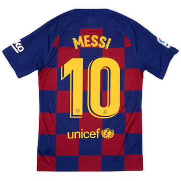 2019-20 Barcelona Home Shirt Messi #10 - 9/10 - (S)