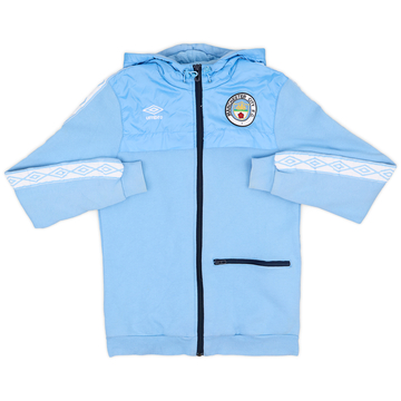 2010-11 Manchester City Umbro 'Diamond Series' Retro Style Hooded Top - 9/10 - (S)