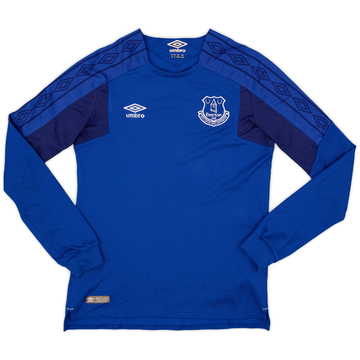 2017-18 Everton Home L/S Shirt - 8/10 - (L.Boys)
