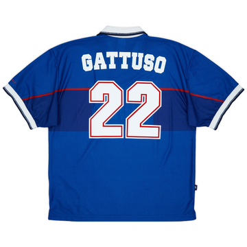 1997-99 Rangers Home Shirt Gattuso #22 - 9/10 - (XXL)