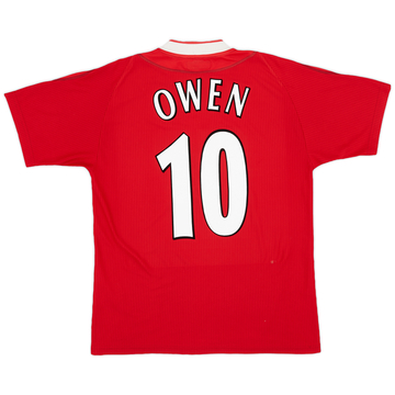 2002-04 Liverpool Home Shirt Owen #10 - 6/10 - (M)