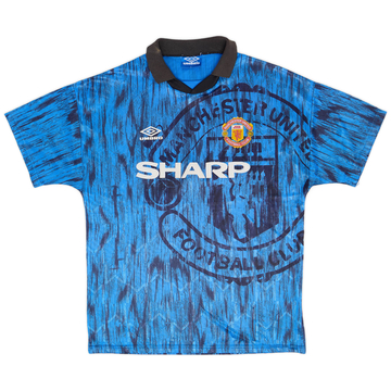 1992-93 Manchester United Away Shirt - 7/10 - (L)