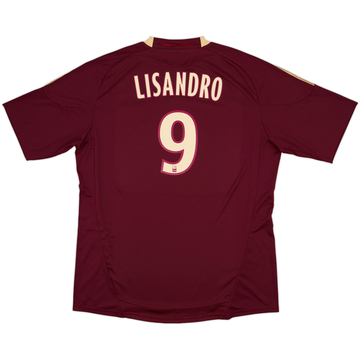 2010-11 Lyon Away Shirt Lisandro #9 - 6/10 - (XXL)