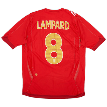 2006-08 England Away Shirt Lampard #8 - 7/10 - (M)