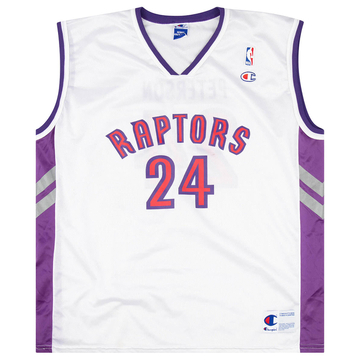 2000-02 Toronto Raptors Peterson #24 Champion Jersey (Home) L