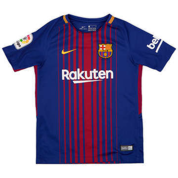2017-18 Barcelona Home Shirt - 6/10 - (S.Boys)