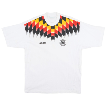 1994-96 Germany adidas Cotton Tee - 8/10 - (L)