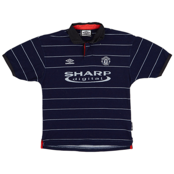 1999-00 Manchester United Away Shirt - 8/10 - (M.Boys)