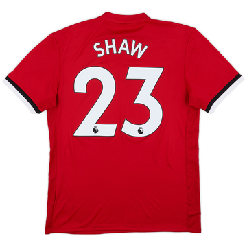 2017-18 Manchester United Home Shirt Shaw #23 - 10/10 - (M)