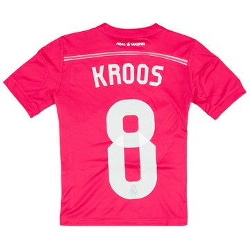 2014-15 Real Madrid Away Shirt Kroos #8 (7-8 Years)