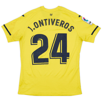 2019-20 Villarreal Home Shirt J. Ontiveros #24 - 5/10 - (S)