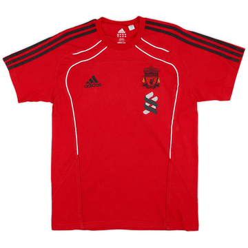 2010-11 Liverpool adidas Cotton Tee - 7/10 - (M)