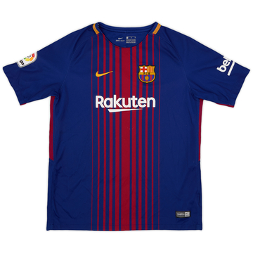2017-18 Barcelona Home Shirt - 7/10 - (XL.Boys)