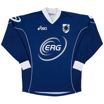 2003-04 Sampdoria Asics Training L/S Top - 7/10 - (L)