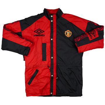 1995-97 Manchester United Umbro Padded Bench Coat - 9/10 - (M)