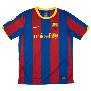 2010-11 Barcelona Home Shirt - 9/10 - (XL.Boys)