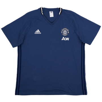 2016-17 Manchester United adidas Cotton Tee - 8/10 - (XXL)