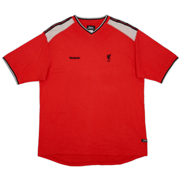2000-01 Liverpool Reebok Cotton Tee - 7/10 - (XXL)
